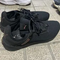 PUMA SOFTRIDE ブラック トレーニングシューズ