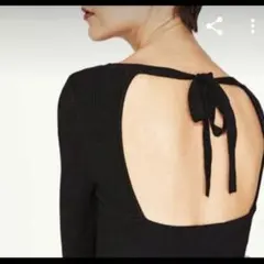 ZARA ニット　バックオープン