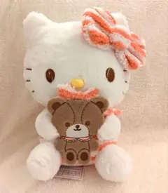 ハローキティ タイニーチャム ふわふわパジャマBIGぬいぐるみ　圧縮あり