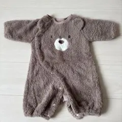 クマデザインロンパース