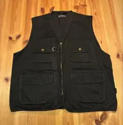 BIVOUAC!ブラックデニムフィッシングベスト!のサムネイル