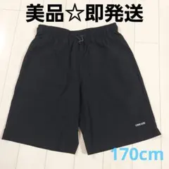 【即発送】短パン　ズボン　ショートパンツ　子供　男の子用　170㎝　黒　ブラック