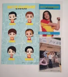映画ウォーターガーディアンズ 特典ステッカー・カード 森愁斗 BUDDiiS