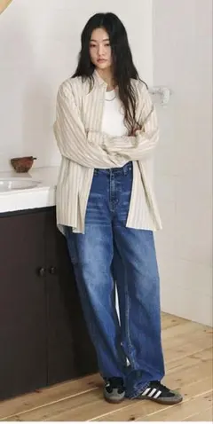 nugu poik ORIGINALオーセンティックカーペンターデニムパンツ