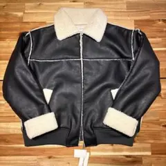 MONO-MART オーバーサイズ裏ボアフェイクムートンジャケット