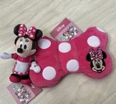 ナムコ　ミニーマウス　リボンポーチ　マスコット
