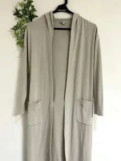 SPORTIFF スポーティフ　フード付きロングカーディガン　M