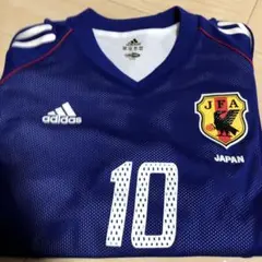 日韓W杯日本代表ユニフォーム　中山雅史　10番