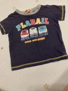 プラレール 95 半袖Tシャツ ネイビー