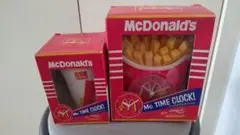 マックタイムクロック ポテトク／シェイク 2個セット 未開封 非売品