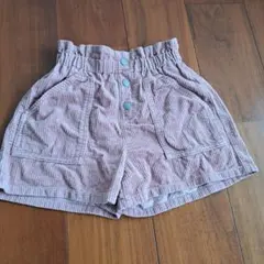 GU コーデュロイ ショートパンツ ピンク　140