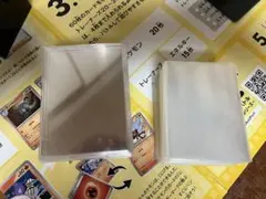 使用済み　トレーディングカードローダー19個ほど 透明スリーブ100枚以上おまけ