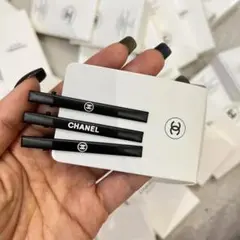 CHANEL ヘアピンセット 3本 ブラック