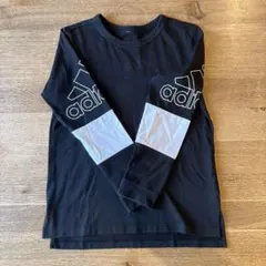 adidas 長袖カットソー 黒/白