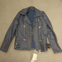 【NO ID.(ノーアイディー)】コーティングストレッチ2WayライダースJKTのサムネイル