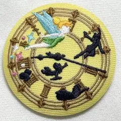 ディズニー Characters 刺繍缶バッジ ピーターパン ティンカーベル
