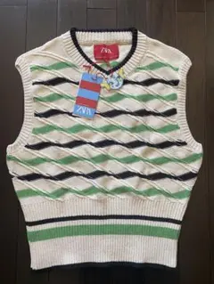 ZARA Harry Lambert コットンブレンドベスト M