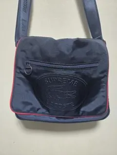 Supreme LACOSTE Small Messenger Bag Navy