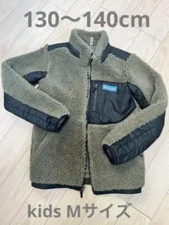 Columbia 【美品】フリースボアジャケット カーキ×迷彩柄