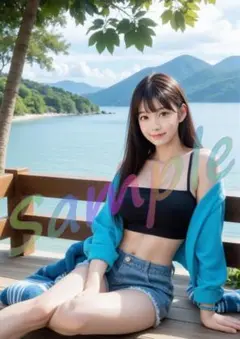 GP151【1点物】 A4ポスター AI 写真 リアル 美女 グラビア 彼女