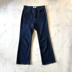《Healthy DENIM Lotus 》フレアパンツ 25 濃紺のサムネイル