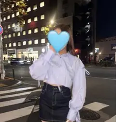 【Chico】 袖リボン ショート丈シャツのサムネイル