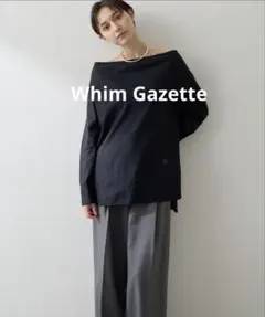 ウィムガゼット オフショルハーフスリーブプルオーバー F