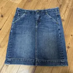 Gap ダークブルーデニムタイトスカート