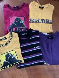 エクストララージ ゴリラプリント 長袖カットソー 5点セット