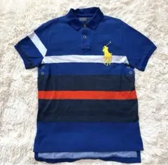 レア　Polo by Ralph Lauren ポロシャツ R-35 手書き風