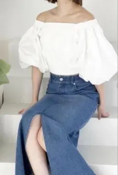 Heather オフショル　2way ブラウスのサムネイル