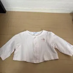 familiar カーディガン 70 ピンク