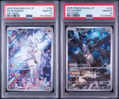 PSA連番】Nのレシラム Nのゼクロム AR 109/100 210/193 - メルカリ