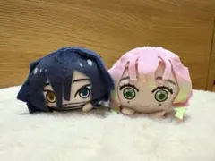 鬼滅の刃　伊黒小芭内 甘露寺蜜璃　もちころりん