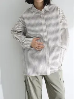 chocol raffine robe ラメストライプタックシャツチュニックのサムネイル