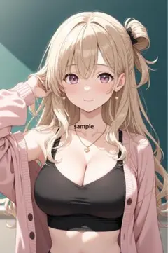 m612 AIイラスト　かわいい　A4ポスター