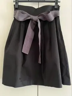 ダブルスタンダードクロージング　sov.プリーツスカート グレーリボン付きS美品のサムネイル