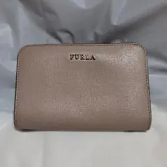 FURLA フルラ バビロン 二つ折り財布 ベージュ レザー