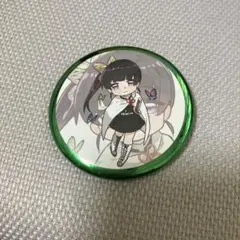 鬼滅の刃 栗花落カナヲキャラクター缶バッジ 緑色フレーム