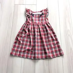 チェック柄 ワンピース 120cm