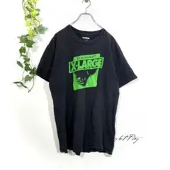 XLARGE エクストララージ Tシャツ L 黒 緑 ビッグロゴ 半袖 古着のサムネイル
