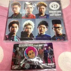 GENERATIONS HOT SHOT CD＋缶バッチセット