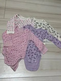 UNIQLO スヌーピー　長袖肌着　ロンパース　4枚セット