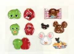 ガチャピン ムック　くまのがっこう バブルポップ　ステッカー　2枚セット