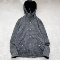 ザショップティーケー|ボタンアップパーカー【LL】大きいサイズ ロゴボタン 起毛