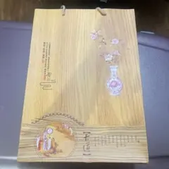 緑色陶器茶器セット 木製箱入り