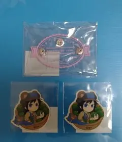 鬼滅の刃★ufotable cafe★実りの秋まつり・義勇・ポーチ、ステッカー