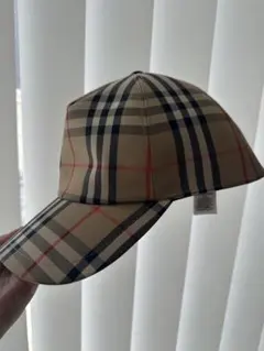 かかかさま専用】BURBERRY チェック柄 ベースボールキャップ - メルカリ