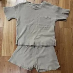 ザラ ZARA 半袖パジャマ 128cm ベージュブラウン