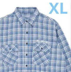 【新品未開封】 GDC Flannel Shirt ブルー　XLサイズ